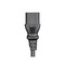 Monoprice SVT; SJT Extension Cord, 18 AWG, Indoor, 18/3, 1 Outlets, IEC 60320 C13, Black, IEC 60320 C14, 4 ft 27293 - alternate 8